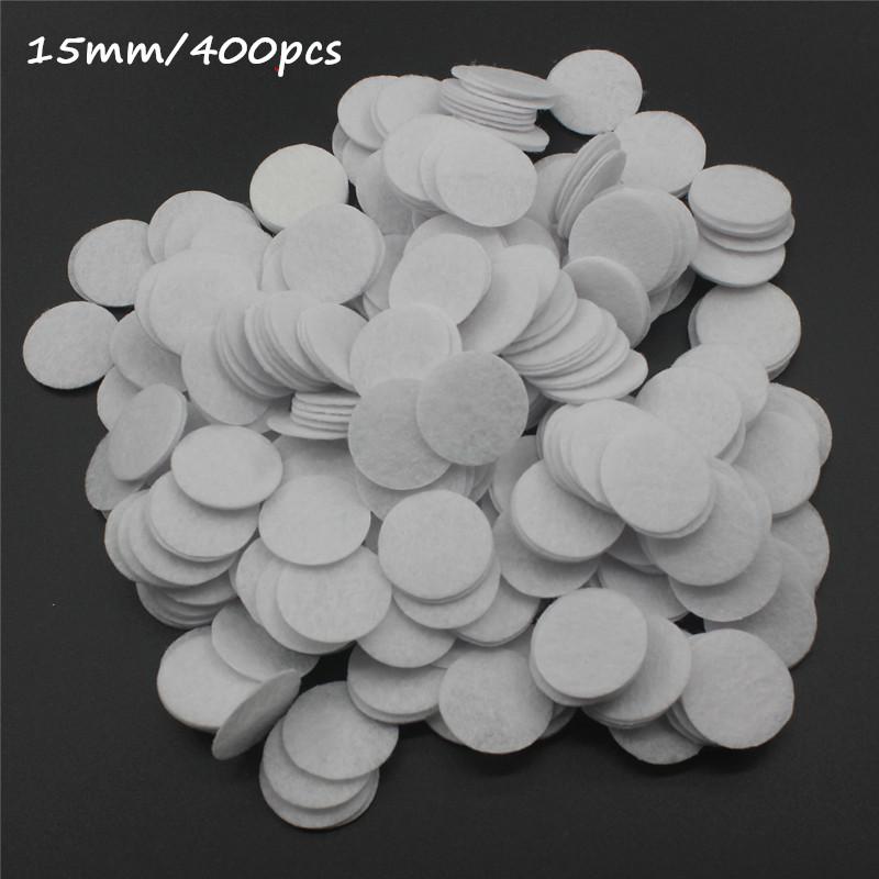 8/10/15/20/25/30/35/40/45/50mm Non Woven Round Felt Circle Pads for DIY Crafting Flower Backing Hair Accessories Vacuum Filters