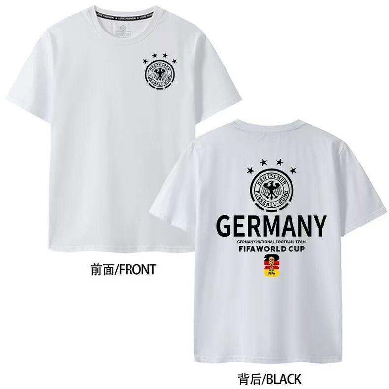 2026 World Cup Germany France Brazil Soccer Fan T Shirt Unisex Cotton Short Sleeve Supporter Tee
