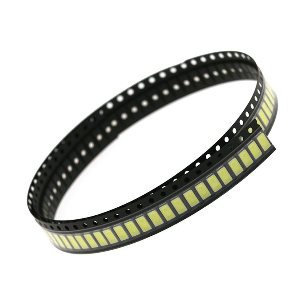 100 Stück 5630/5730 Einzelchip für SMD SMT LED 0,5W Weiß 5000-6500k