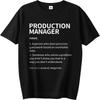 Workout For Man O Neck Tshirt Cotton Production Manager Definition Humor Tshirt Stylishteeshirt Unisex Tops Crew Neck Tshirt