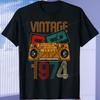 Born In Vintage 1974 Limited Edition Cassette T Shirt 51th Birthday Gifts - Years Old Vintage