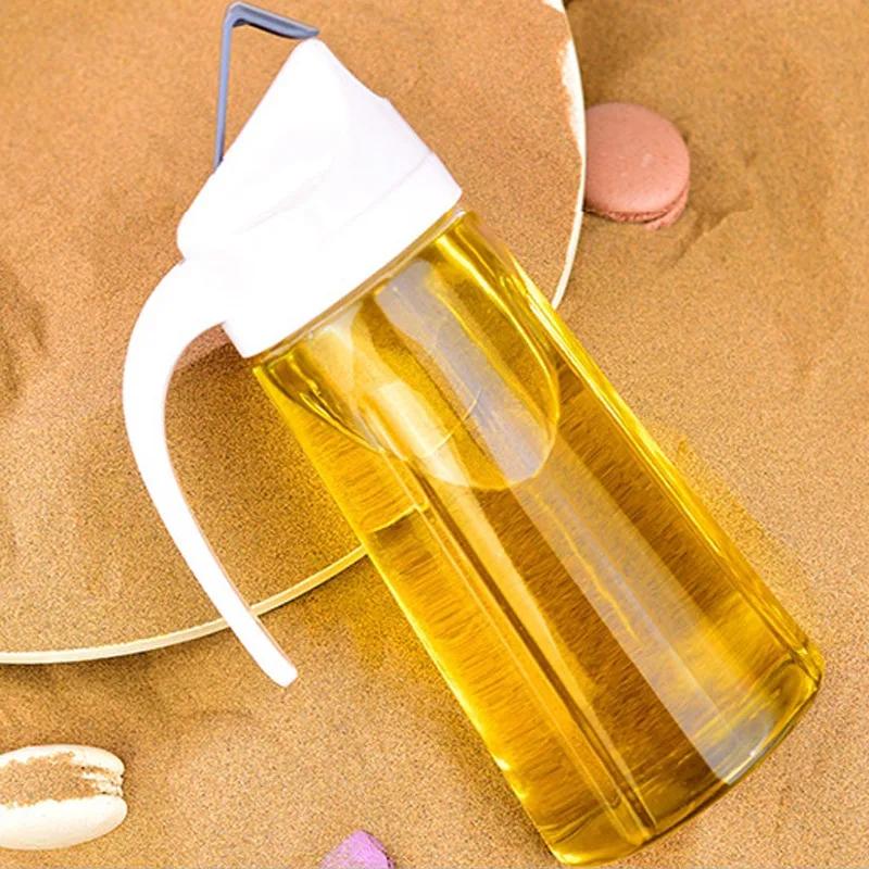 1000ml Kitchen Glass Automatic Opening and Closing Oil Can Household Kitchen Dustproof Large-capacity Glass Oil Bottle