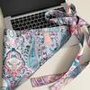 Bohemian Retro Ethnic Style Triangular Fart Curtain Women's Design Sense Printed Waistband With Skirt Jeans Wide Waistband