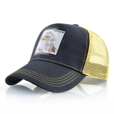 Sommar Snapback hattar för män och kvinnor andas nätbaseballkepsar Unisex Hip Hop Trucker Keps