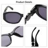 Modische Kleine Ovale Damen-Sonnenbrille Retro Marke Herren und Damen Outdoor Straßenfoto Sonnenbrille UV-Schutz Gafas De Sol