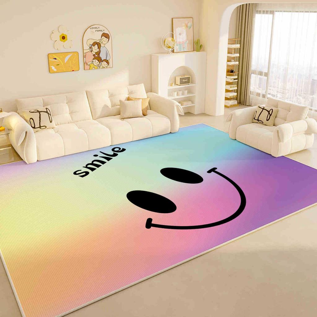 Bunter Großer Teppich Kinder Klettermatte Spielen mit Spielzeug Warmer Teppich Wohnzimmer Schlafzimmer Kindertagesstätte Dekoration Anti-Rutsch-Matte