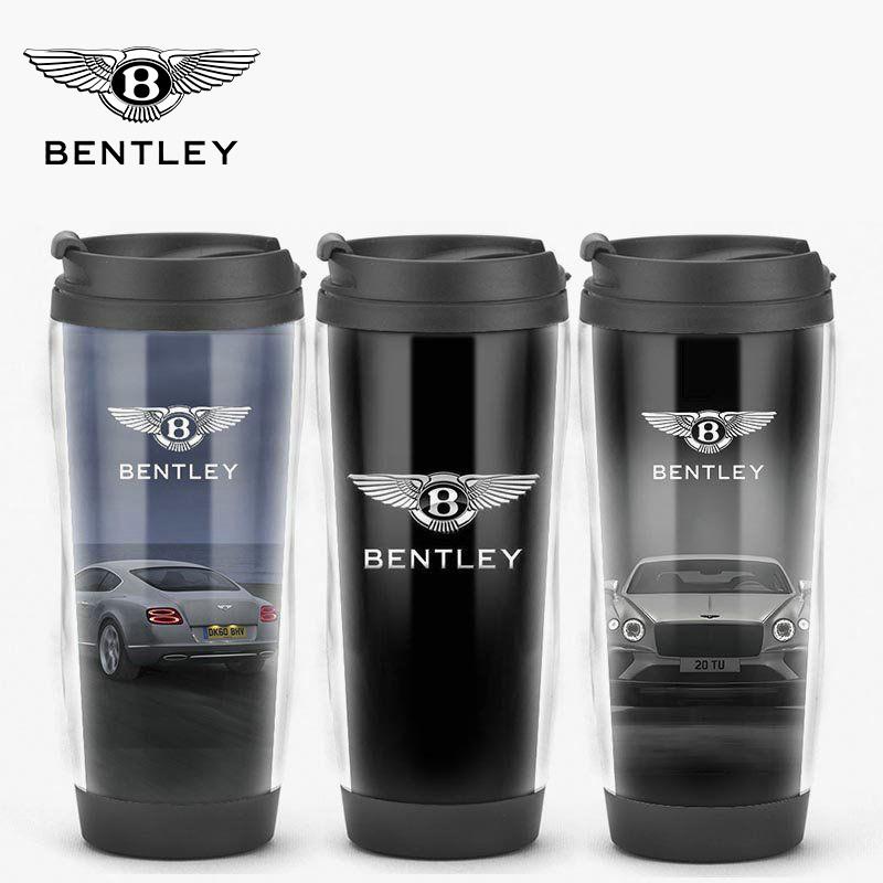 B-Bentley-Y Für Bentley Flying Spur Continental Bentayga Mulsanne 400ML Große Kapazität Kaffeetasse Thermobecher Auslaufsicher Thermoskanne