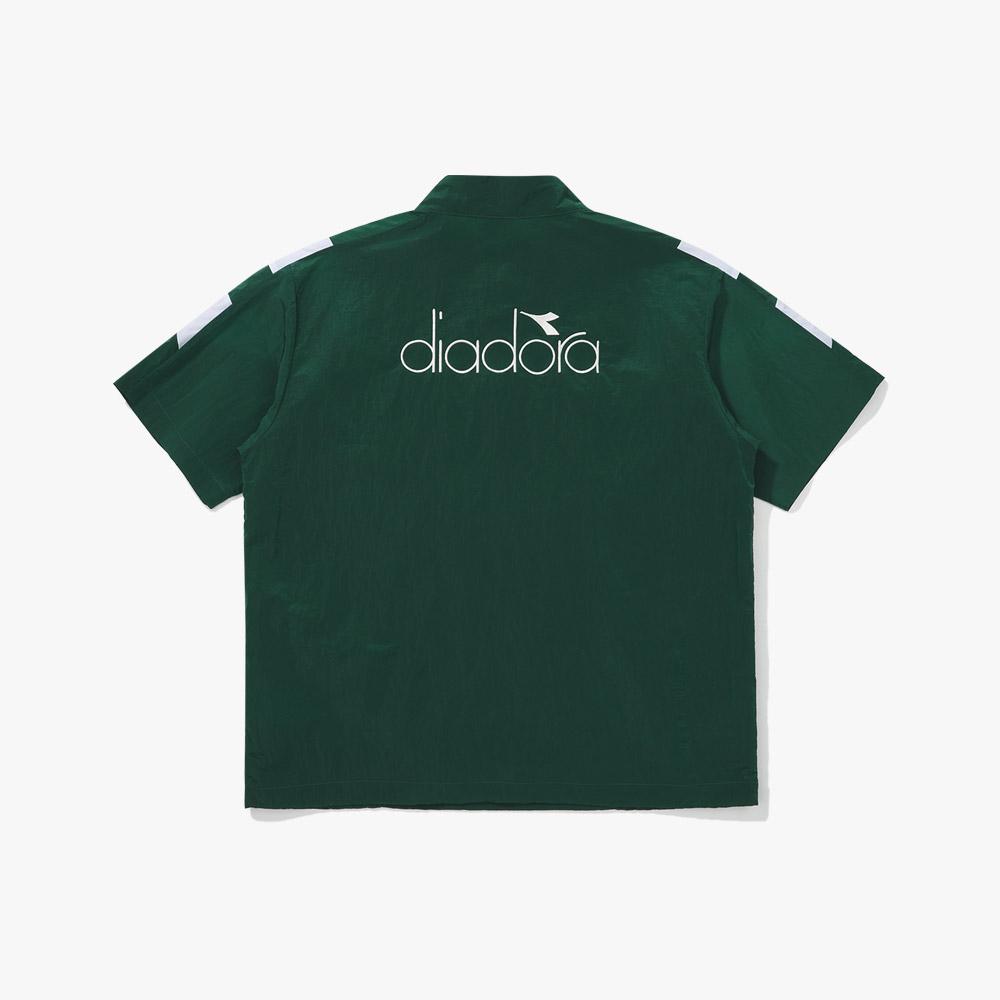 Diadora Grand Slam Aerie Half Sleeve Anorak Green