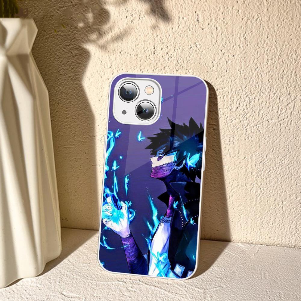 Cartoon Characters D-Dabi Phone Case For IPhone 14 13 12 Mini 11 Pro XS Max X XR 14 Plus Tempered Glass Cover