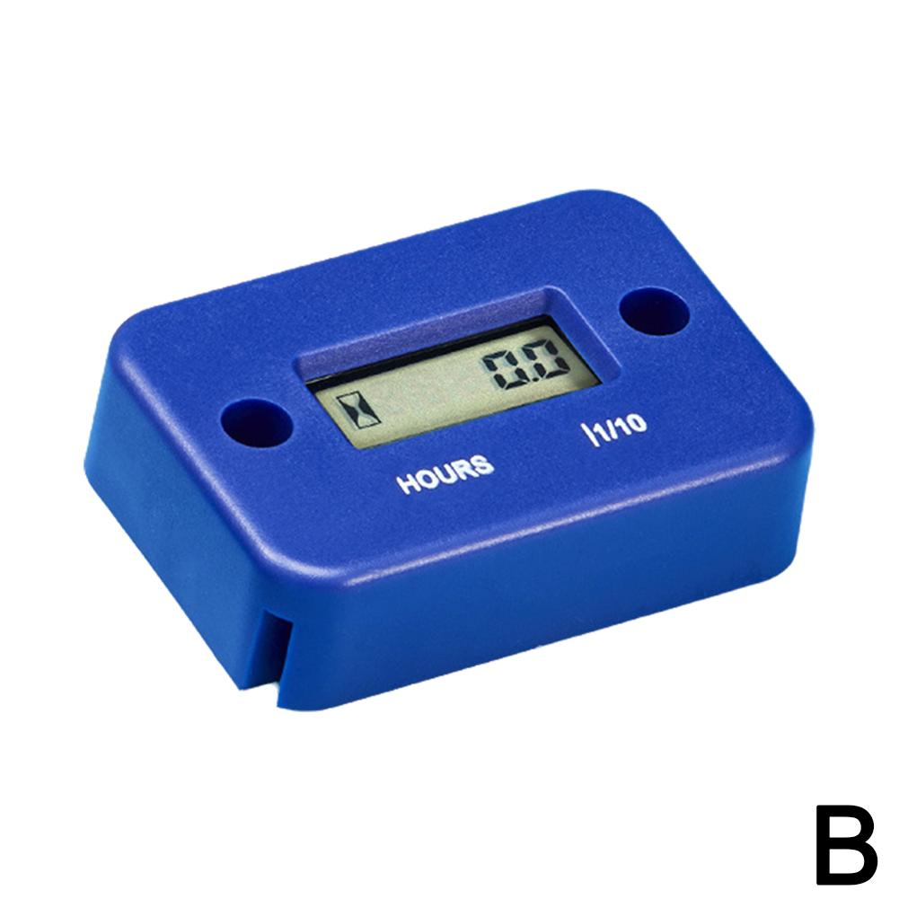 Motorsykkelinstrumenter Motor R Arbeidende Turteller Timeteller Vanntett LCD-skjerm Digitalt Instrument For Bil Båt R C5w8