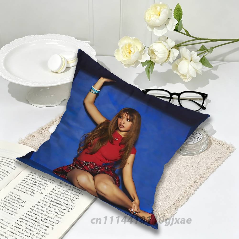 PPinkpantheress Fancy Some More Pillow for Sofa Seat Chair DecorativeModern Home Decor Print Throw Cushion