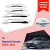 Chrom Türgriffabdeckung Passend für Hyundai Sonata 8 DN8 Autoteile Zubehör Schutz Styling Aufkleber Zierleiste