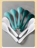 Xiangyuanmei Colorful Melamine Soup Spoon - Restaurant & Hotel Stirring Spoon, Imitation Porcelain, Plastic, for Hot Pot