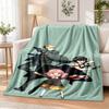 Spy × Family Flanell-Kuscheldecke Weich Warm Gemütlich für Sofa Bett Innen Haus Schlafzimmer Gebrauch