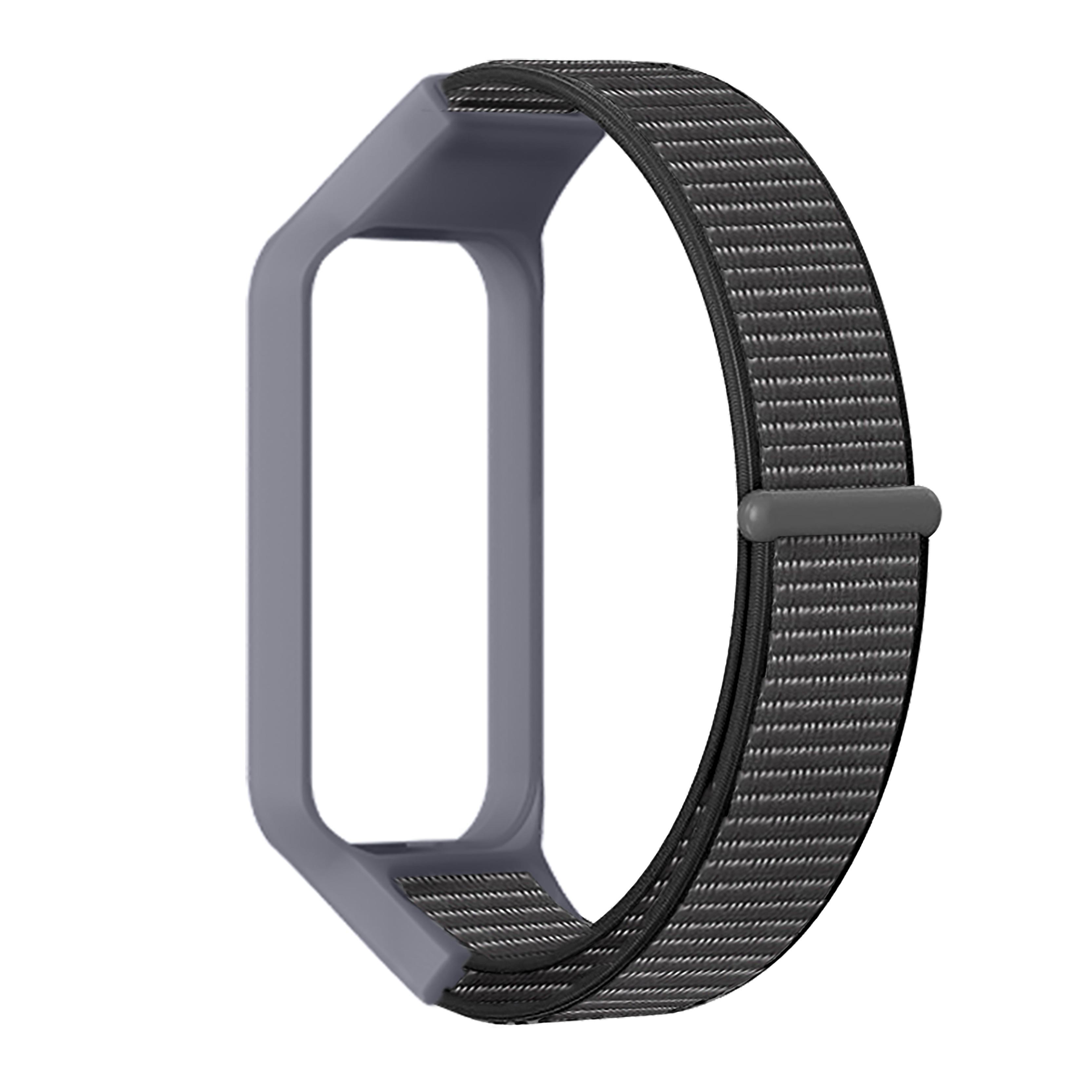 

Nylon Straps For Redmi Band 2 Accessories case+Wrist Bracelet Soft SmartWatch Breathable Watchband belt for Xiaomi Band 8 Active Redmi band 2 серый