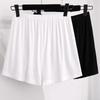 Women's Elastic Waist High Rise Shorts Loose Fit Safety Shorts Plus Size Anti Chafing Under Shorts