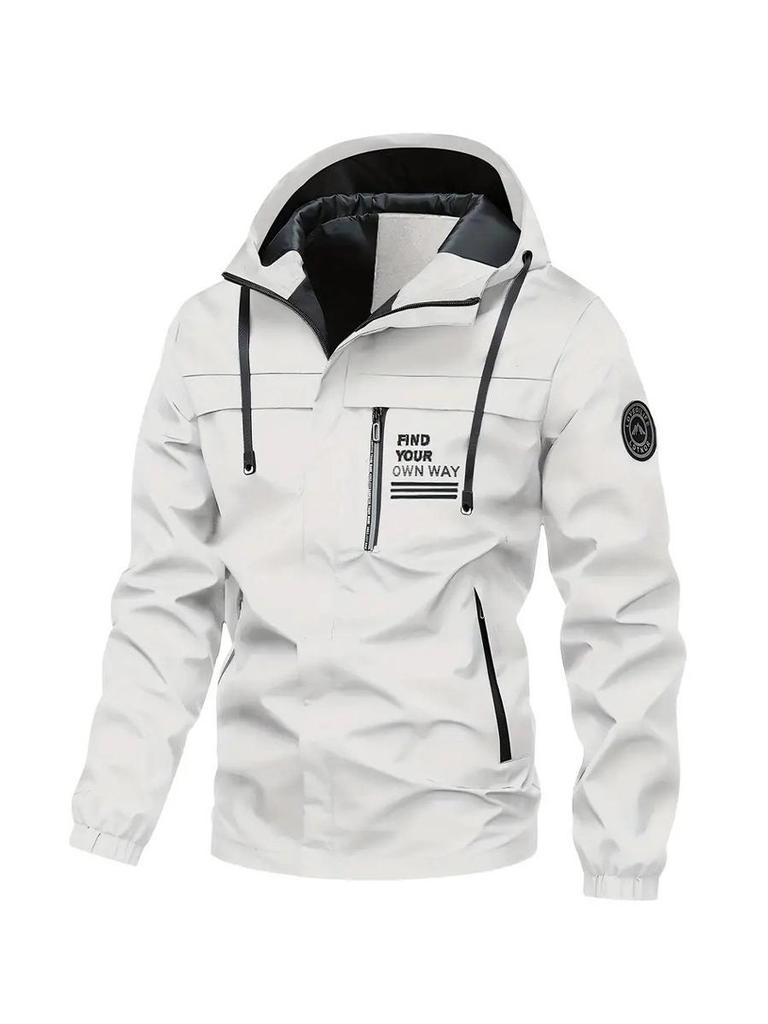 2024 Men's Waterproof Casual Outdoor Jacket - Trendy Spring & Autumn Design