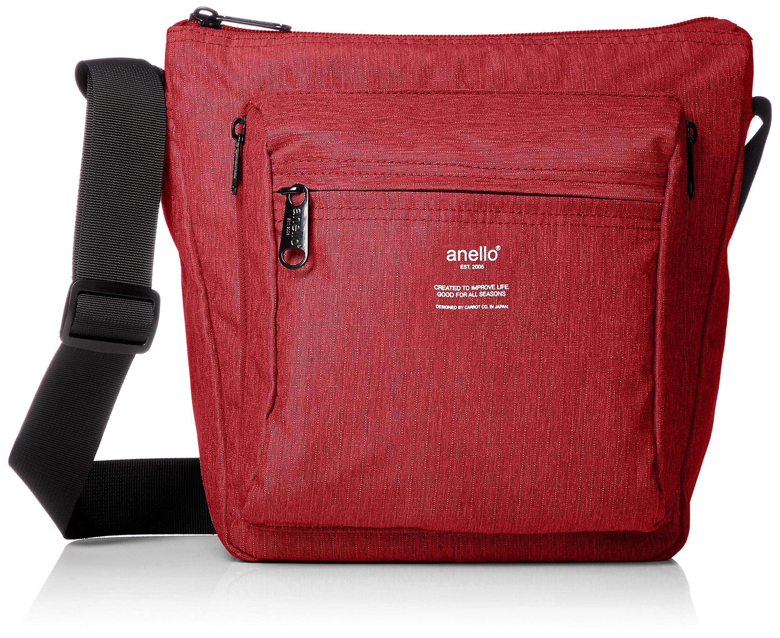 

Vertical Shoulder Bag TRACK Red [Anello] AT-H1812