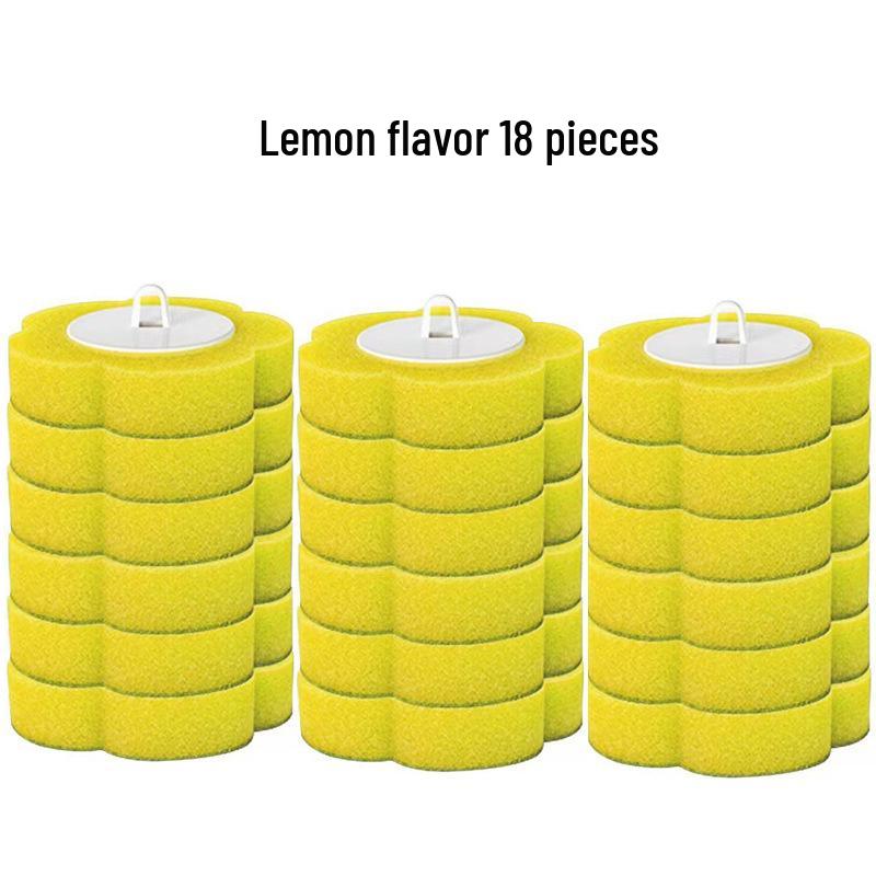 Wall-Mounted Disposable Toilet Brush & Replacement Head