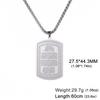 Dreamtimes Classic Islamic Koranic Ayatul Kursi Muslim Allah Necklace for Men Women Stainless Steel Arabic Jewelry Gifts