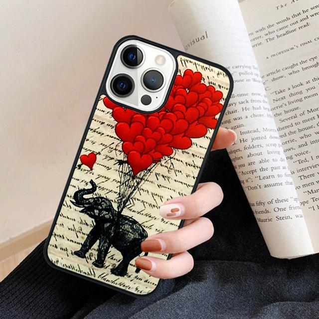 ADORABLE BABY ELEPHANT Phone Case Back Cover for iPhone 16 15 SE2020 14 13 11 12 Pro Max mini XS XR X PlusS Fundas Coque