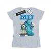 Disney Womens/Ladies Monsters University Poster Cotton T-Shirt