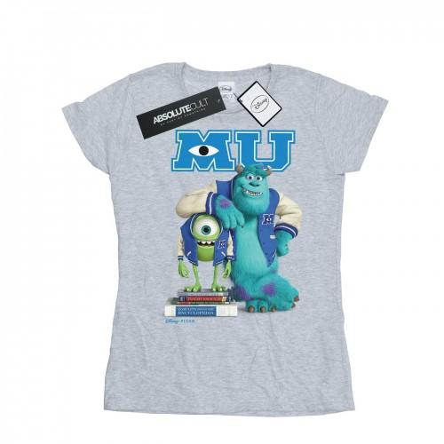 Disney Womens/Ladies Monsters University Poster Cotton T-Shirt