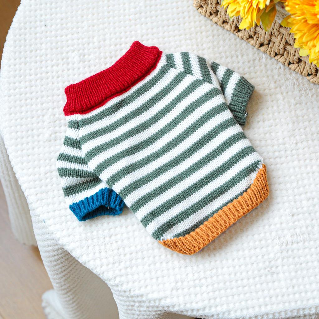 Pet Circle, Pet Clothing Dog Cat Clothing Colored Vintage Striped Sweater