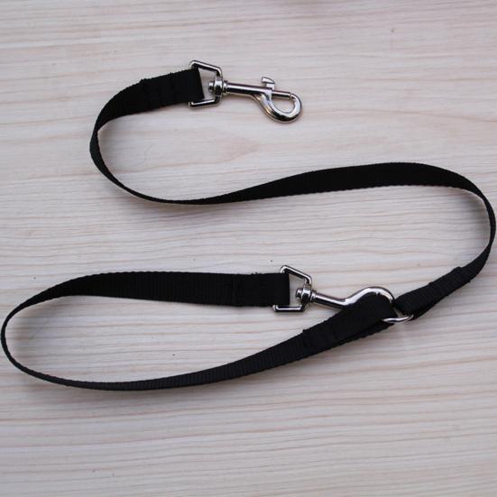 Double Dog Leash Metal Buckle Wear-resistant Nylon Pet Dog Dual Traction Rope Pet Supplies