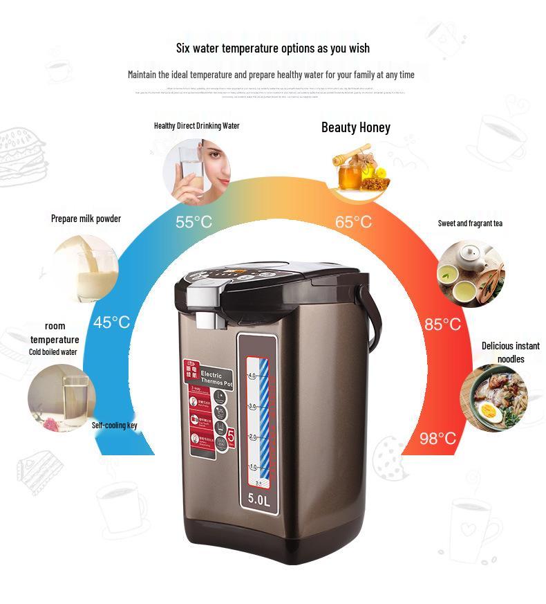 Apache Smart Electric Kettle AHP-5073 - Insulation & Constant Temperature for Home Use