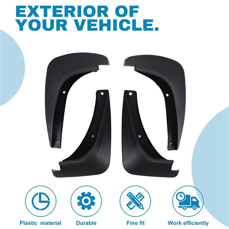 A03E-Car Mudflaps For 2006-2010 Hyundai Accent Mudguard Fender Mud Flap Guard Splash Mudguards Car Accessories