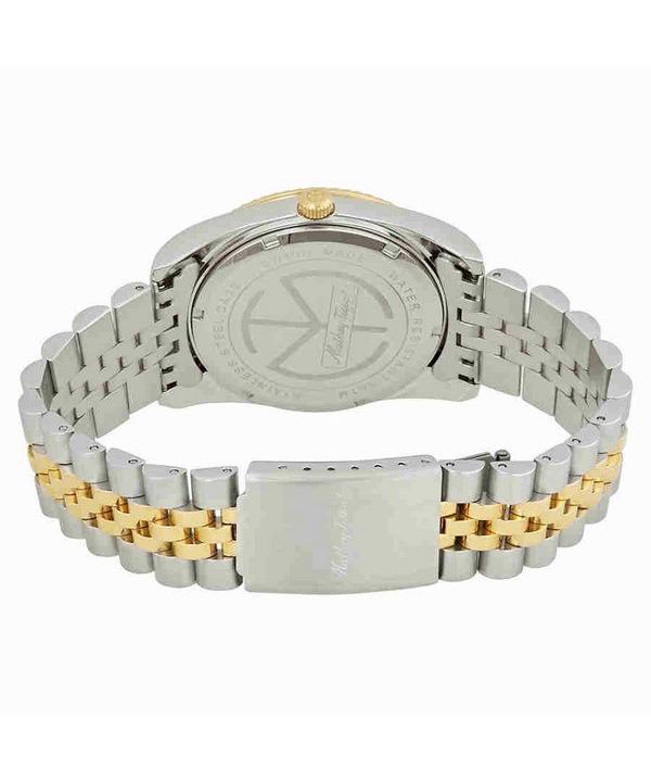 Mathey-Tissot Mathy III Two Tone Stainless Steel White Dial Quartz H810BI Men's Watch