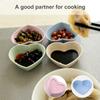Tableware Bowl Heart Shape Lightweight Seasoning Bowl Food Sauce Dish Appetizer Plates For Kitchen Tools Kitchen Accessories