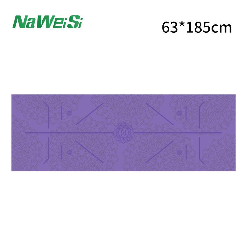 Mikrofaser-Sport-Yoga-Handtuch, schnelltrocknend, bedruckt, Fitnessmatte, rutschfest, faltbar, schweißabsorbierend, für den Innen- und Außenbereich, Sportzubehör für das Fitnessstudio