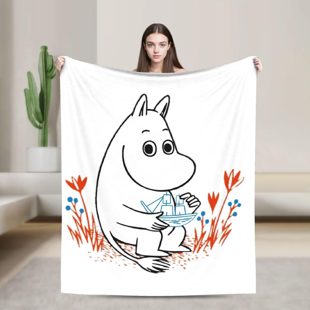 Cartoon Clown PPlims Flannel Throw Blanket Blankets for Sofa Office Warm Bedding Throws