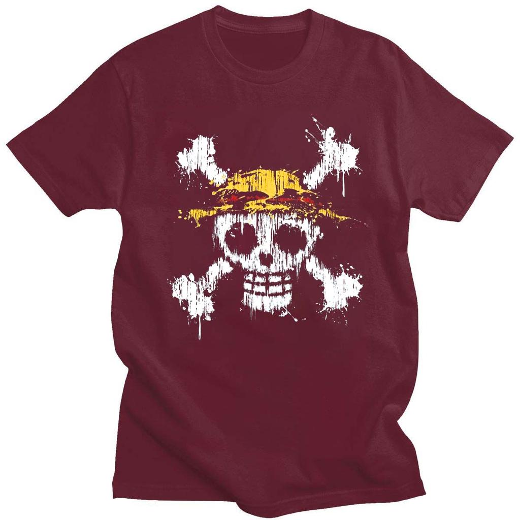 Anime One Piece Luffy Sanji Zoro Tony Chopper Summer Men T-shirt Harajuku Funny Tops Ullzang Cartoon 90s Streetwear Top Tees