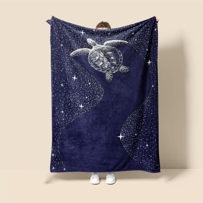 Ocean Whales Home Decoration Plush Throw Sofa Blanket Anime Animals Bedspread Bed Fluffy Soft Blankets Decor Plaid Modern