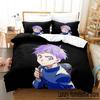 Comfortable Anime Print Duvet Cover Set With Duvet Cover And Pillowcases Single Twin Full Queen King Sizes For Adults And Kids