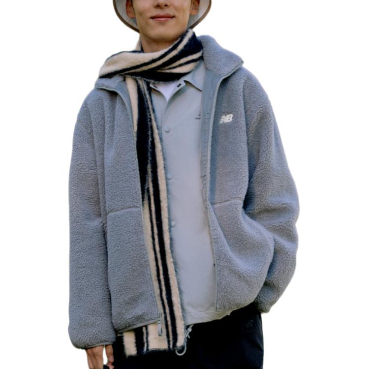 Men's Coat New Balance Velvet feel Coat Men's Gray