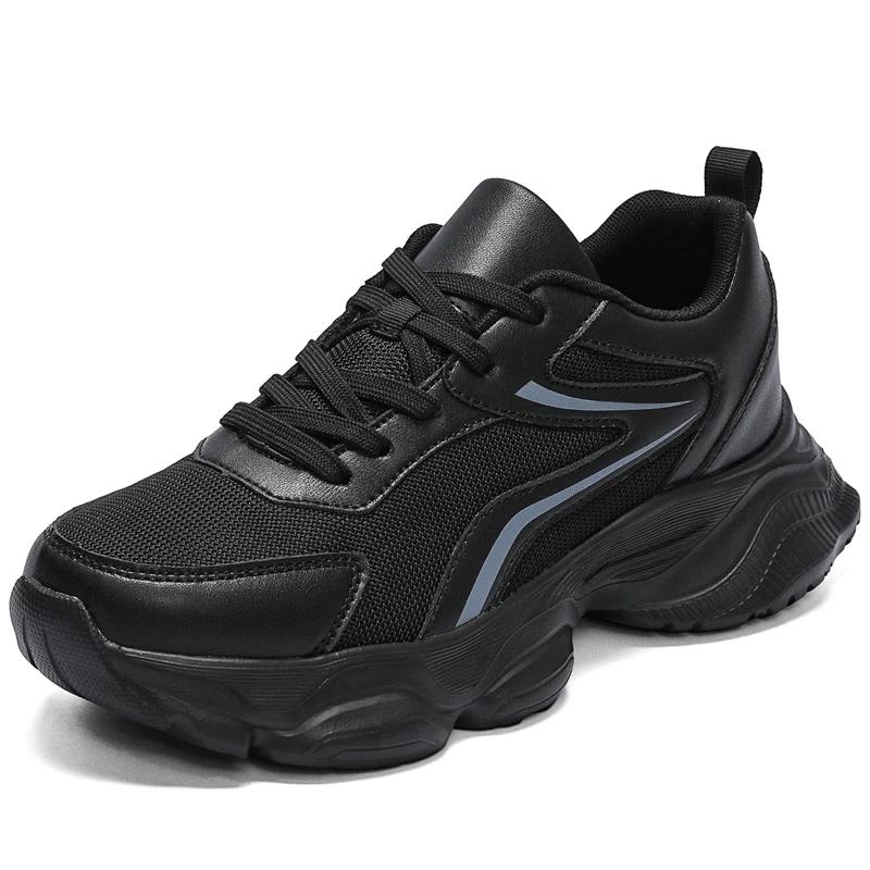 Street Style Mens Sports Shoes Thick Soles Casual Chunky Sneakers Running Walking Shoes Comfortable Breathable Big Size 49 50 51