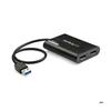 Adaptateur USB vers double DisplayPort - StarTech.Com - USB 3.0 - 4K 60 Hz - 2 ports DP - Noir