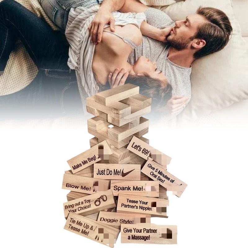 Super Block Naughty Tower Game For Adults Couple Activities Date Ideas Night