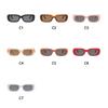 Korean Retro Square Child Sunglasses for Kids Fashion Oval Solid Color Children Eyewear UV400