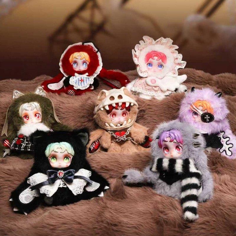 New Ossia Soft Edges Series Blind Box Vinyl Plush Cute Collectible Dolls Bag Pendants Mystery Box Gift For Collectors
