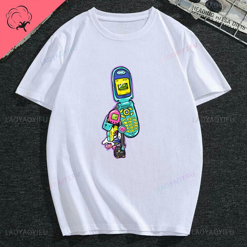 Vintage 90s Vibe 1990 Style Fashion 90 Theme Outfit Nineties Costume TShirt Funny Graphic Cotton Women Fashion Short Sleeve