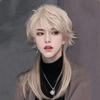 Heat Resistant Mullet Head Wigs with Bangs Straight Anime Men Wigs Long Cosplay Wig  Party