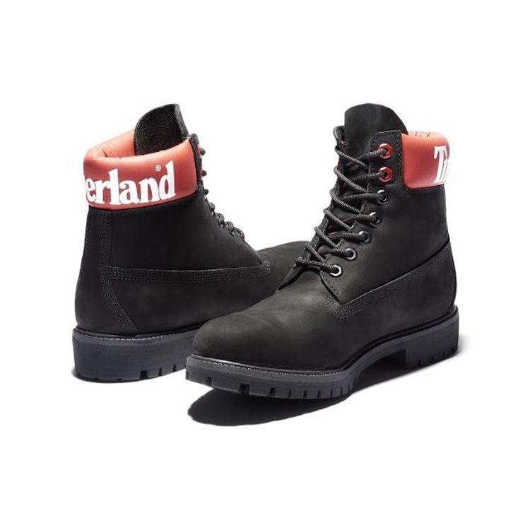 Timberland 6 Inch Warm Durable Comfortable Mid-Calf Outdoor Boots Men boots Black A1QTV