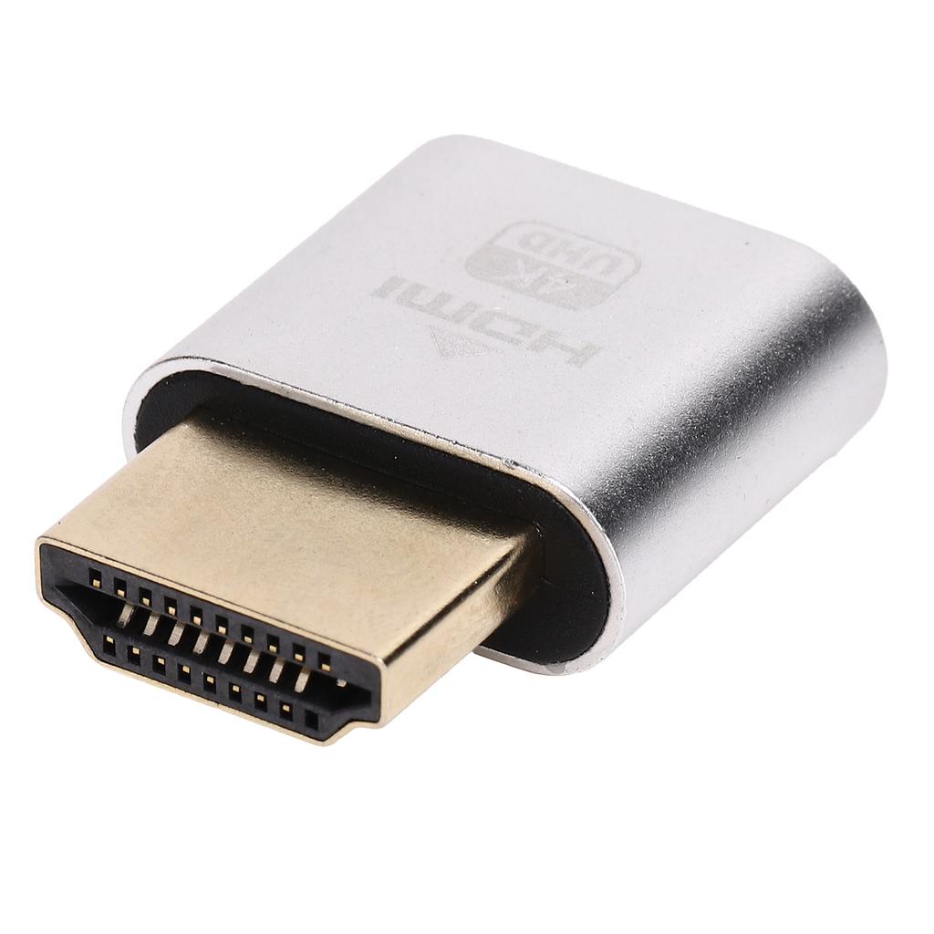 High Definition Multimedia Interface Dummy-Stecker Hot-Swap-fähig 4K Display-Emulator(Silber )