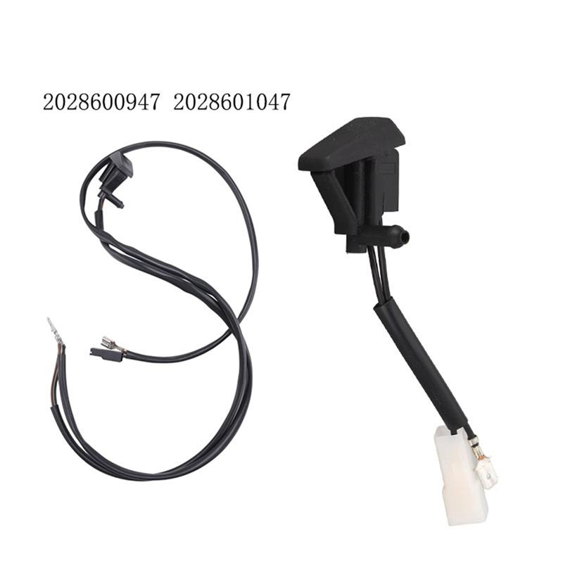 Left+Right Windshield Washer Nozzle Windscreen Clean Nozzle For Benz C-Class W202 C280 1994-2000 2028600947 2028601047