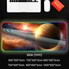 saturn Mouse Pad RGB Gaming Mousepad Big LED Pad PC Desk Mat Luminous Mouse Pad Large Keyboard Mats Table Rug With Backlit